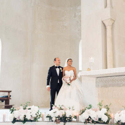 exclusive church wedding in ravello