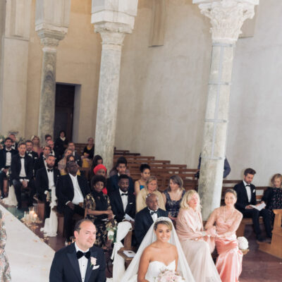 protestant wedding ceremony in ravello